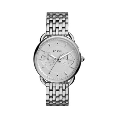 Ladies silver 'tailor' stainless steel watch es3712